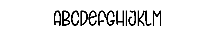 Beauty Higland Font UPPERCASE