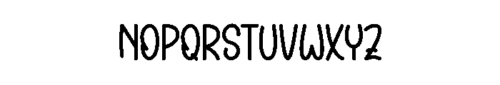 Beauty Higland Font LOWERCASE