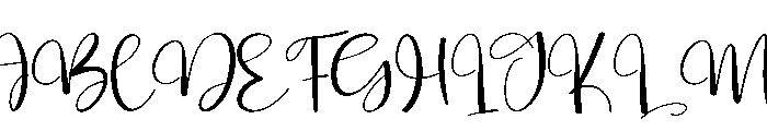 Beauty Kayla Font UPPERCASE