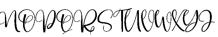 Beauty Kayla Font UPPERCASE