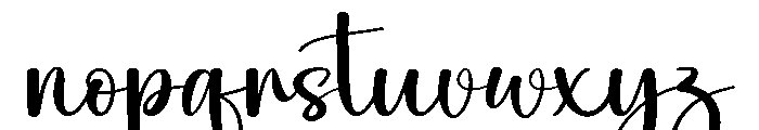 Beauty Kayla Font LOWERCASE