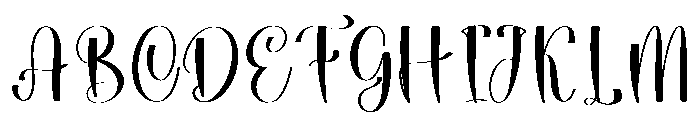 Beauty Kindness Font UPPERCASE