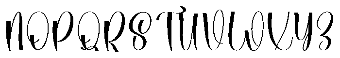 Beauty Kindness Font UPPERCASE
