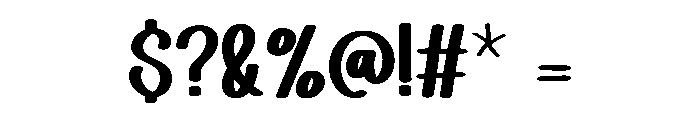 Beauty Mother Regular Font OTHER CHARS