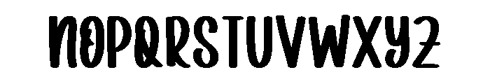Beauty Mother Regular Font LOWERCASE