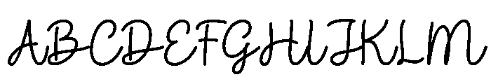 Beauty Parlours Script Regular Font UPPERCASE