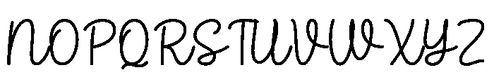 Beauty Parlours Script Regular Font UPPERCASE