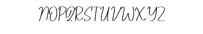 Beauty Parlours Font UPPERCASE