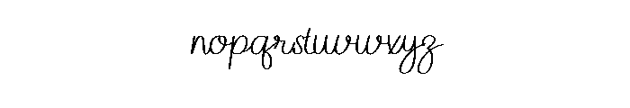 Beauty Parlours Font LOWERCASE