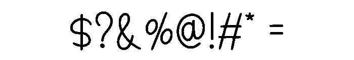 Beauty Person Font OTHER CHARS
