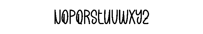 Beauty Suncare Font LOWERCASE