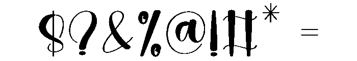 Beauty Wonderfull Font OTHER CHARS