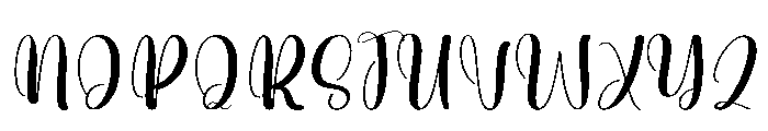 Beauty Wonderfull Font UPPERCASE