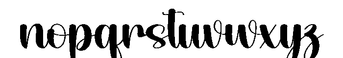 Beauty Wonderfull Font LOWERCASE