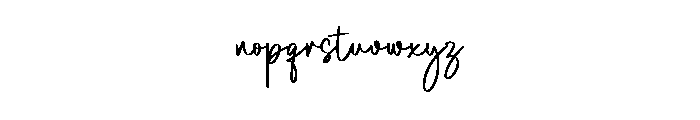 Beauty2 Font LOWERCASE