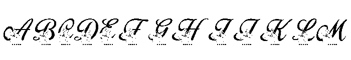BeautyLillyFlowerMonogram FONT