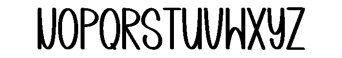 Beautycare Font UPPERCASE