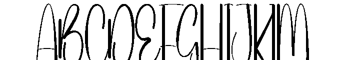 Beautyfuly Font UPPERCASE