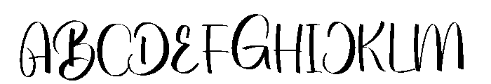Beautylash Font UPPERCASE