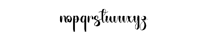 Beautylash Font LOWERCASE