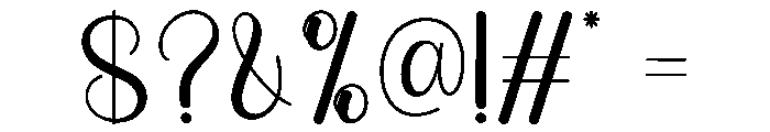 Beautysanta Font OTHER CHARS