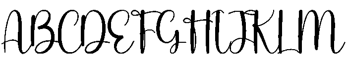 Beautysanta Font UPPERCASE