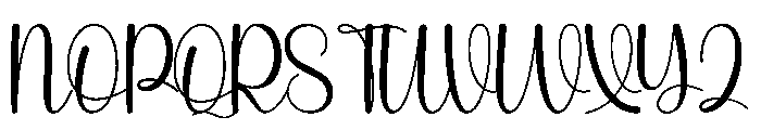 Beautysanta Font UPPERCASE
