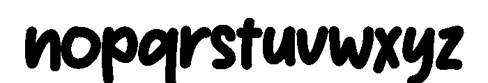 Bebek Food Font LOWERCASE