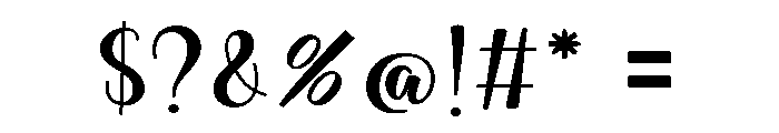 Bebillo Condensed Regular Font OTHER CHARS