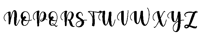 Bebillo Condensed Regular Font UPPERCASE