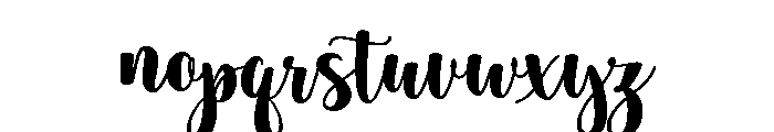 Bebillo Condensed Regular Font LOWERCASE