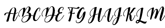 Bebillo Italic Italic Font UPPERCASE
