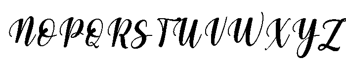 Bebillo Italic Italic Font UPPERCASE