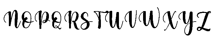Bebillo Regular Font UPPERCASE
