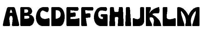 Beckaster Font UPPERCASE