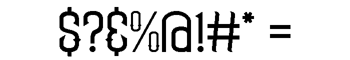 Become Mature Font OTHER CHARS