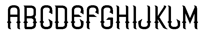 Become Mature Font UPPERCASE