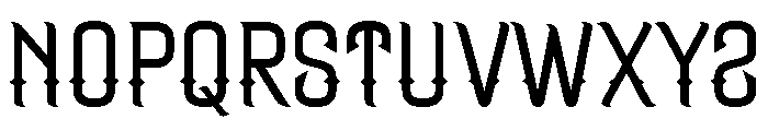 Become Mature Font UPPERCASE