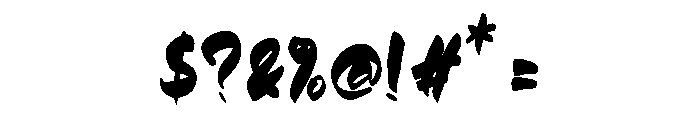 Bedyta Font OTHER CHARS
