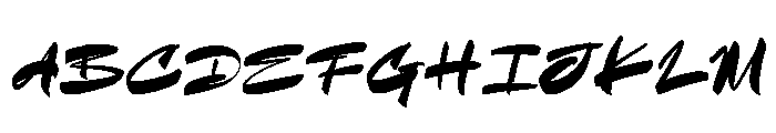Bedyta Font UPPERCASE