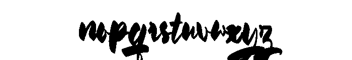 Bedyta Font LOWERCASE