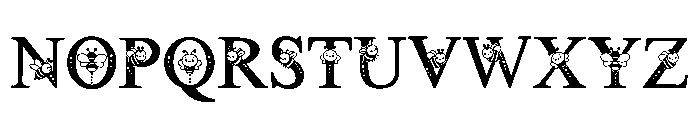 Bee Mine Font UPPERCASE
