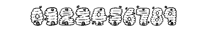 Beehive Letters By Sque Regular Font OTHER CHARS