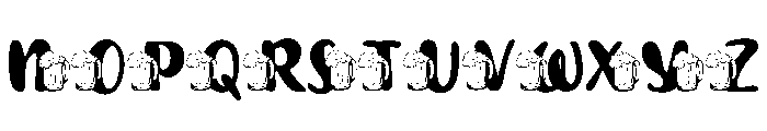 Beer Doodle Font UPPERCASE