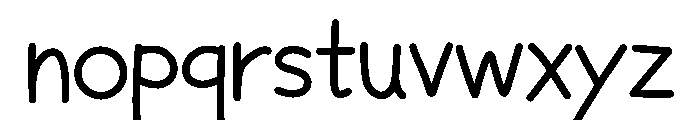 Beesara Font LOWERCASE