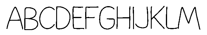 Beezeline Font UPPERCASE