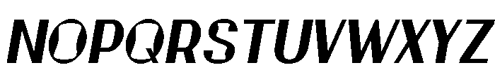 Before Midday Bold Italic Font UPPERCASE
