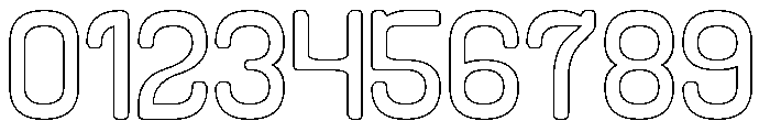 Before Nothing-Hollow Font OTHER CHARS