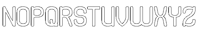 Before Nothing-Hollow Font UPPERCASE