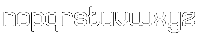 Before Nothing-Hollow Font LOWERCASE